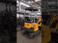 液体クローラー掘削機 0.8-2 トン ミニディーゼル EPA ユーロ 5 エンジンと2.1m3 バケット容量